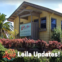 Leila by the Bay - Latest from Leila - Leila by the Bay front, logo and text.